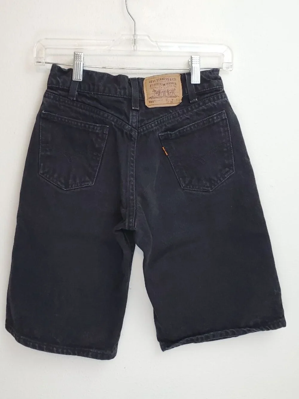 Levi's vintage 90s orange tab 560 loose fit shorts